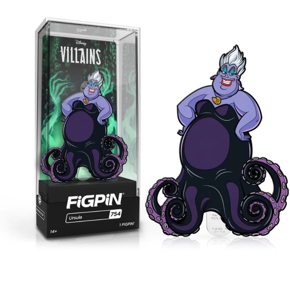 FiGPiN The Little Mermaid Ursula Collectible Enamel Pin - Picture 1 of 1